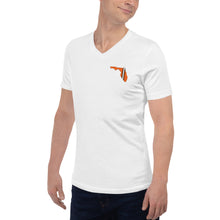 Unisex Short Sleeve V-Neck T-Shirt